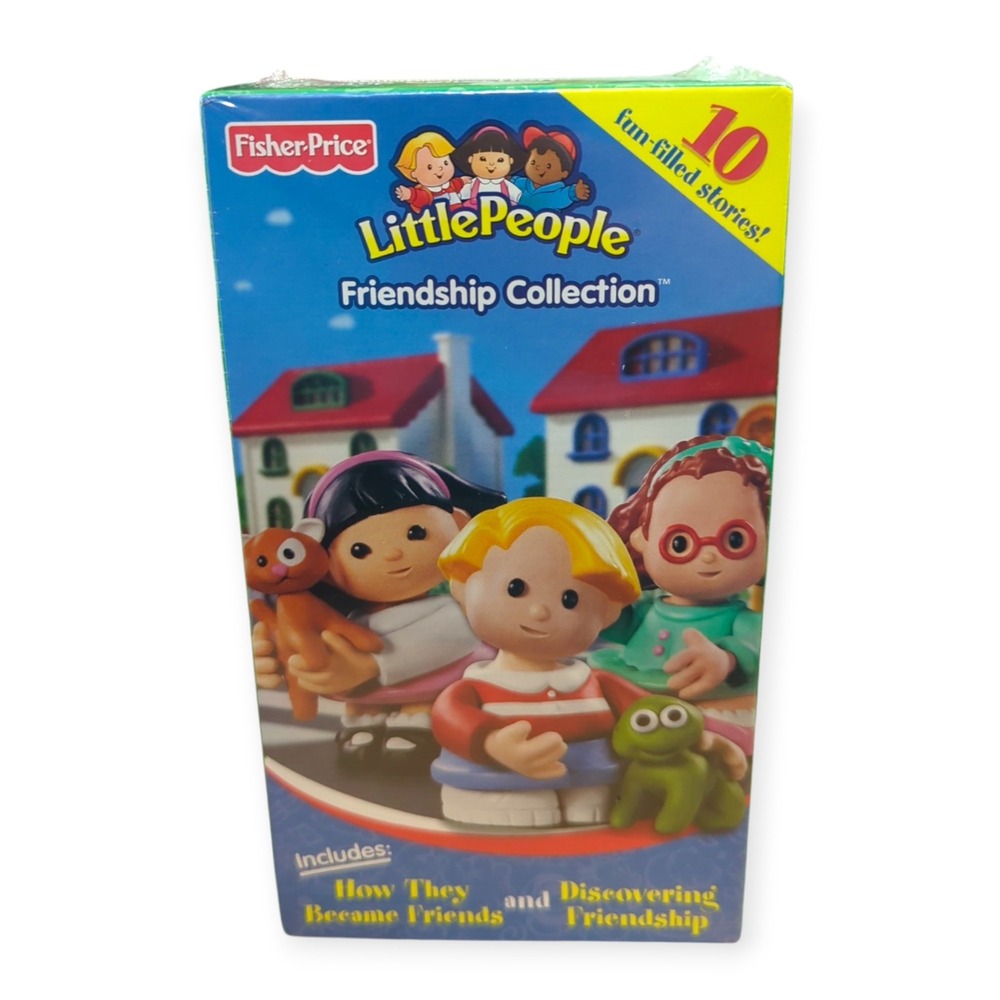 Fisher-Price Little People Friendship Collection VHS 10 Stories 2004 New Sealed